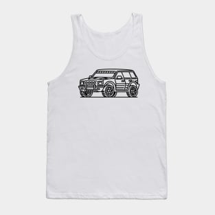 Offroad Car (Black) Tank Top